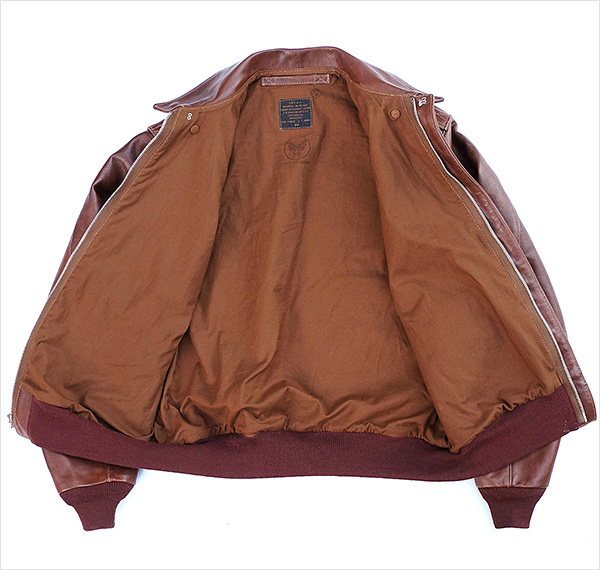 Good Wear Leather's J.A. Dubow Type A-2 Flight Jacket Front View