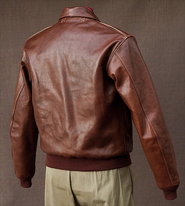 Good Wear Leather's J.A. Dubow Type A-2 Flight Jacket Front View