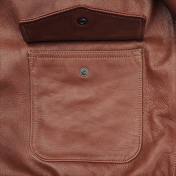 Good Wear Leather I. Chapman & Sons Type A-2 Jacket Open Pocket