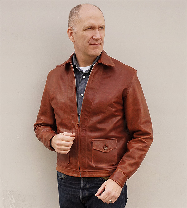 Good Wear Security Aviation Togs 1932 Leather Jacket