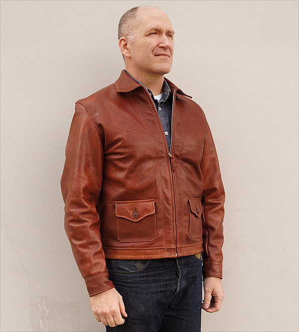 Good Wear Security Aviation Togs 1932 Leather Jacket