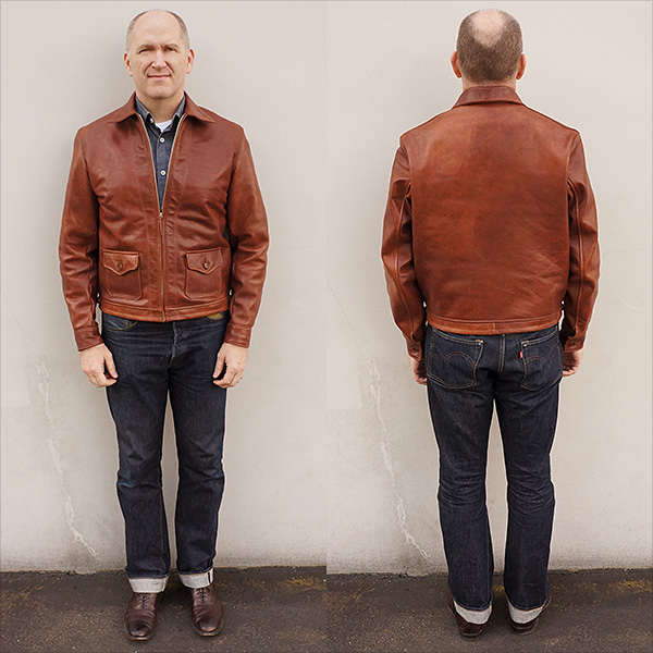 Good Wear Security Aviation Togs 1932 Leather Jacket