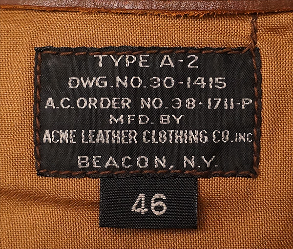 Combat Clone Aero 1938 Type A-2 Jacket Horsehide