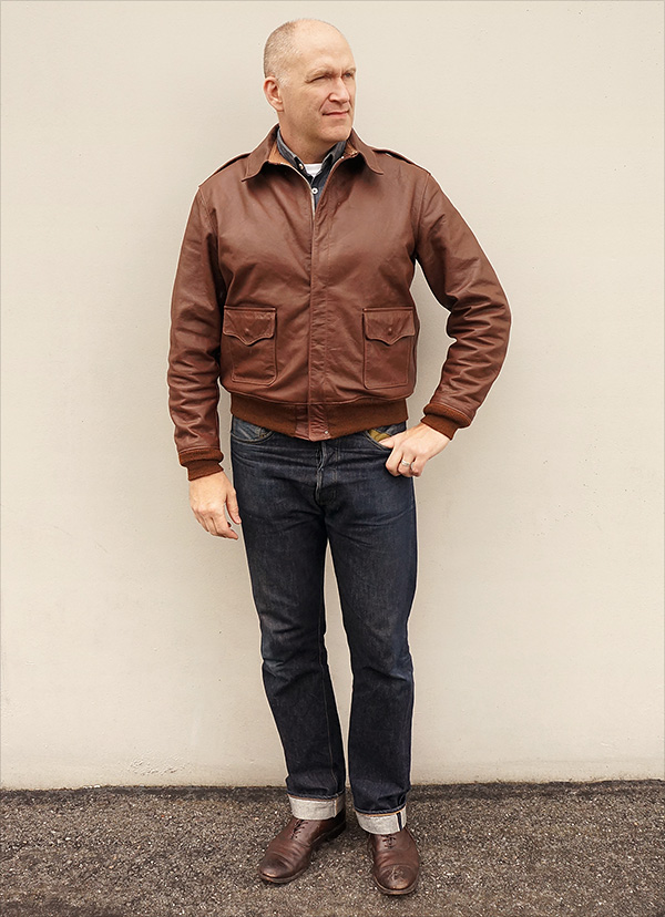 Good Wear 1938 Acme Type A-2 Horsehide Flight Jacket