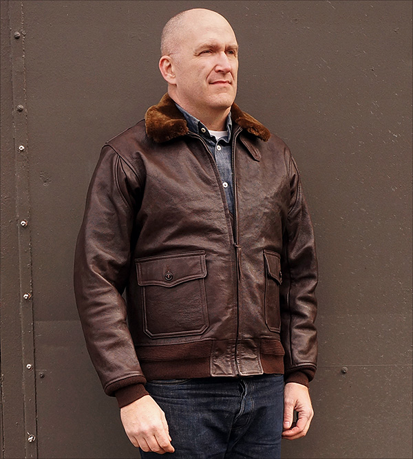 Good Wear Star Sportswear G-1 55J14 Flight Jacket Goatskin