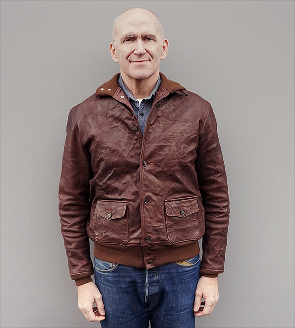 Good Wear Leather Type A-1 U.S. Army Air Corps Sheepskin Flight Jacket