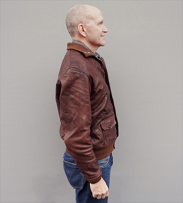 Good Wear Leather Type A-1 U.S. Army Air Corps Sheepskin Flight Jacket