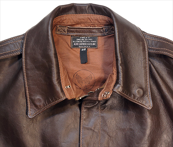 WWII Acme W535-AC-16160 Type A-2 Horsehide Flight Jacket