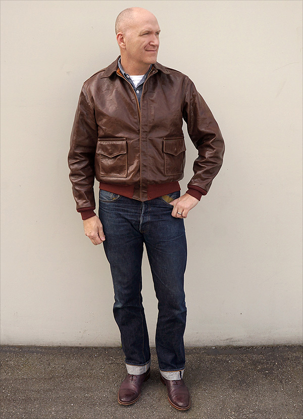 Good Wear Acme 42-18775-P A-2 Flight Jacket