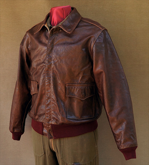 Good Wear Acme Leather Clothing Co. Type A-2 Horsehide Horween Flight Jacket
