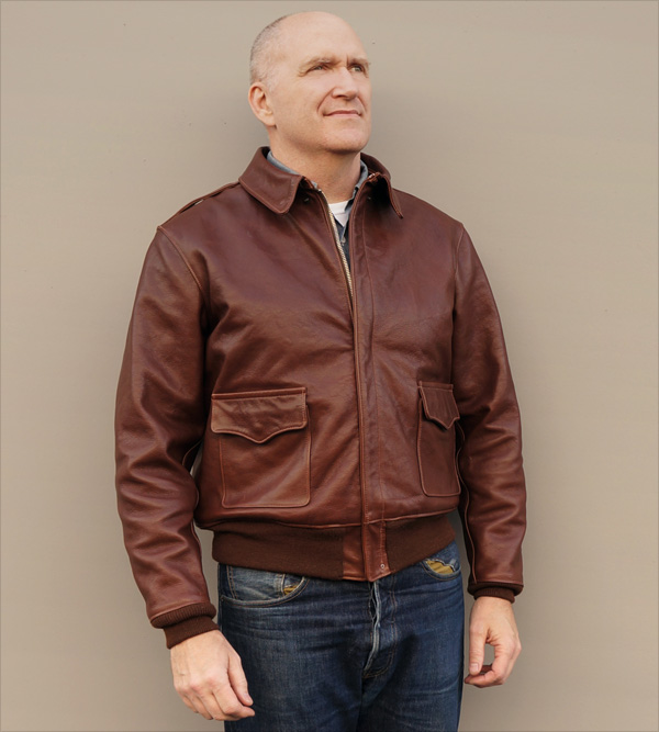 Good Wear Acme Leather Clothing Co. 1937 Type A-2 Horsehide Flight Jacket