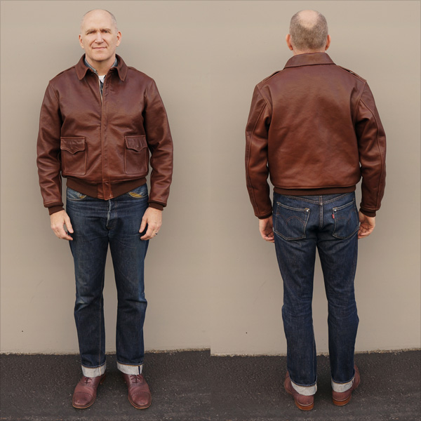 Good Wear Acme Leather Clothing Co. 1937 Type A-2 Horsehide Flight Jacket