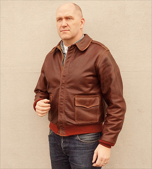 Acme 42-18775-P Type A-2 Flight Jacket by Good Wear Leather