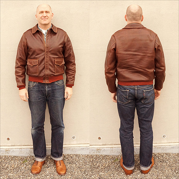 Acme 42-18775-P Type A-2 Flight Jacket by Good Wear Leather