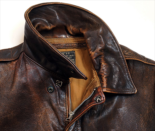 Original Aero Leather 21996 Type A-2 Horsehide Flight Jacket