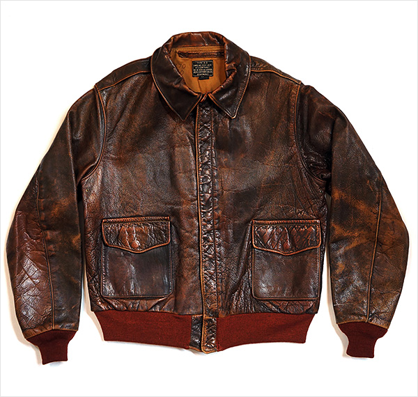 Original Aero Leather 21996 Type A-2 Horsehide Flight Jacket