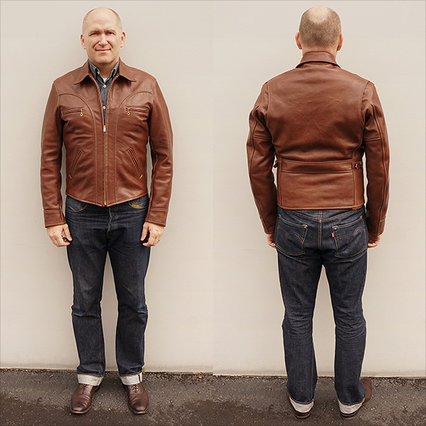 Good Wear Arcadia Goatskin Half Belt Jacket