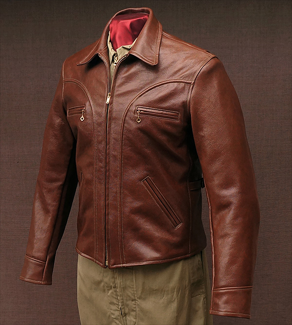 Good Wear Arcadia Goatskin Half Belt Jacket