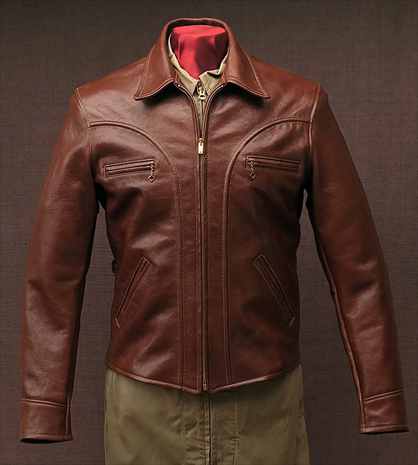 Good Wear Arcadia Goatskin Half Belt Jacket