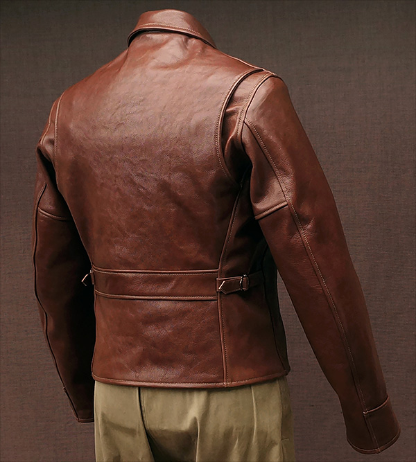 Good Wear Arcadia Goatskin Half Belt Jacket