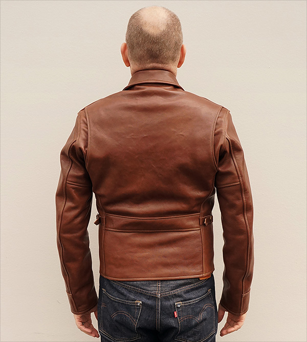 Good Wear Arcadia Goatskin Half Belt Jacket