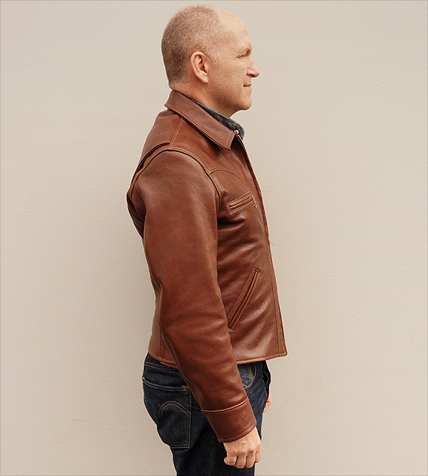 Good Wear Arcadia Goatskin Half Belt Jacket