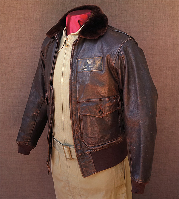 WWII Navy Arnoff Mfg. Corp. AN-J-3A Flight Jacket