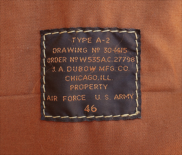 Aero of Scotland J.A. Dubow Type A-2 Flight Jacket by Good Wear Leather