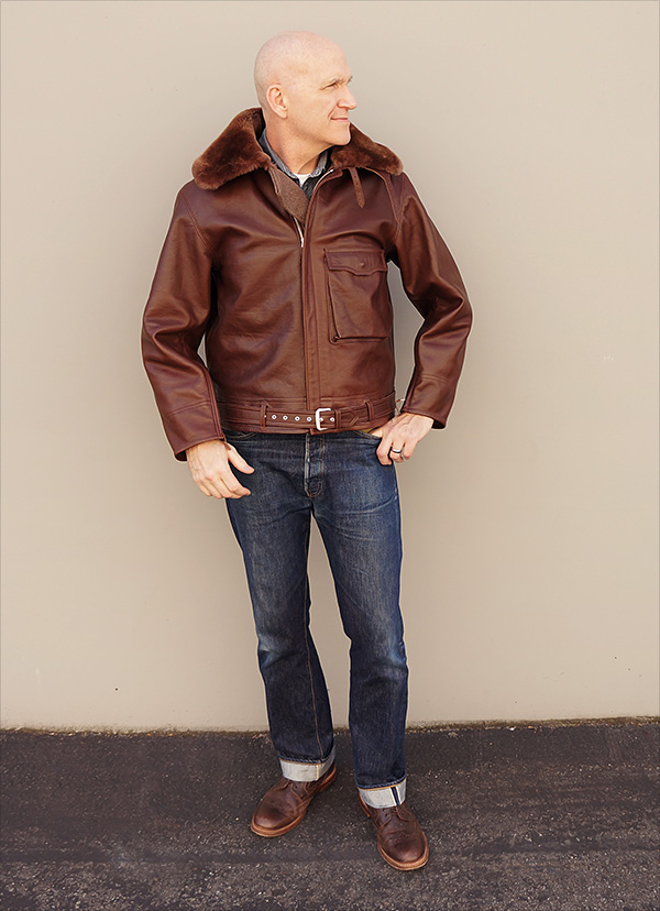 Chapman Parachute Type B-2 Army Air Corps Horsehide Flight Jacket