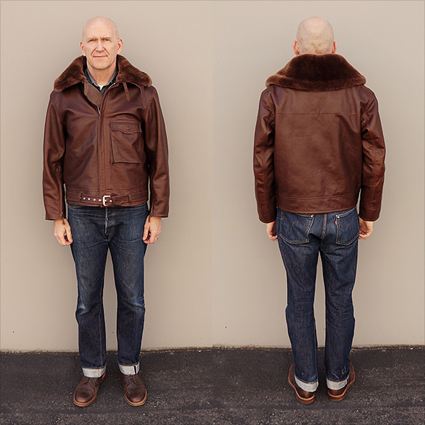 Chapman Parachute Type B-2 Army Air Corps Horsehide Flight Jacket