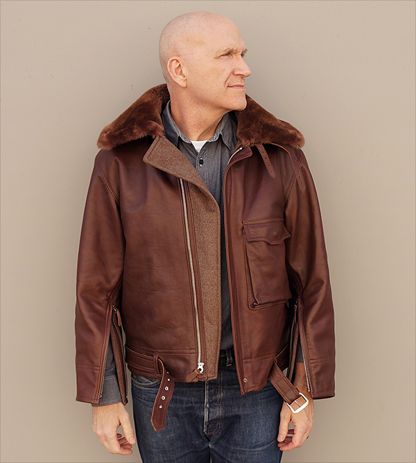 Chapman Parachute Type B-2 Army Air Corps Horsehide Flight Jacket