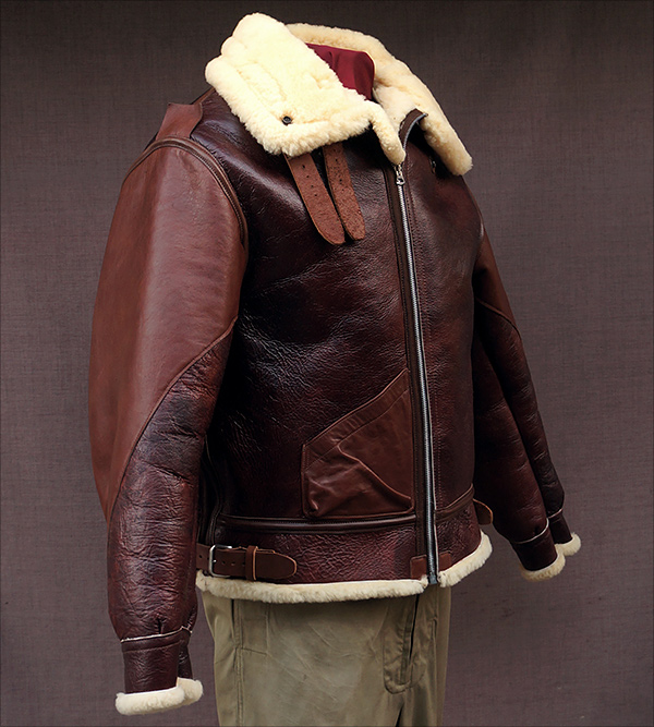 Good Wear Acme B-3 Flight Jacket in Redskin Shearling