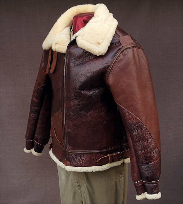 Good Wear Acme B-3 Flight Jacket in Redskin Shearling