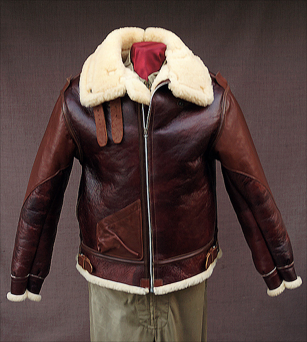 Good Wear Acme B-3 Flight Jacket in Redskin Shearling