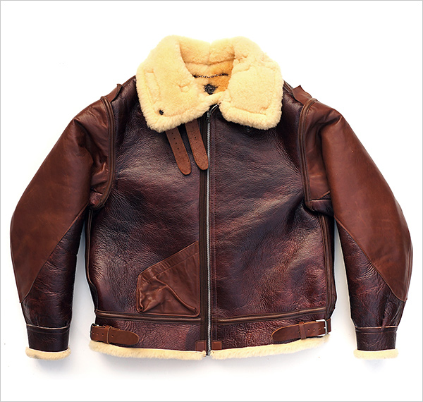 Good Wear Acme B-3 Flight Jacket in Redskin Shearling