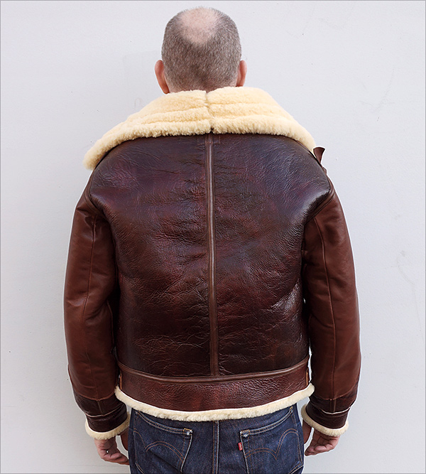 Good Wear Acme B-3 Flight Jacket in Redskin Shearling