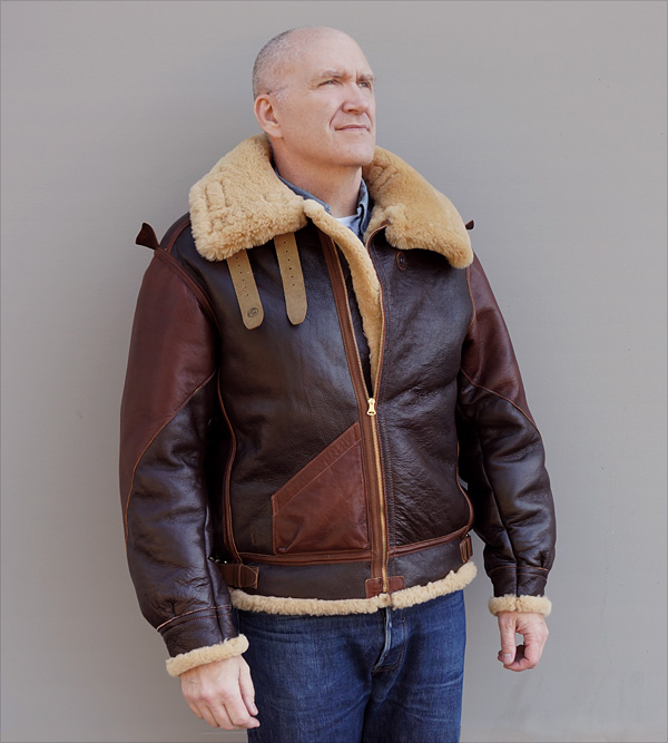 Good Wear No-Name W535-AC-12690 Type B-3 Sheepskin Flight Jacket