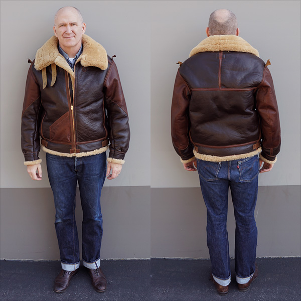 Good Wear No-Name W535-AC-12690 Type B-3 Sheepskin Flight Jacket