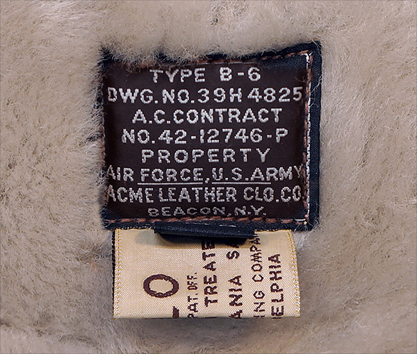 WWII Acme Type B-6 Redskin Sheepskin Flight Jacket