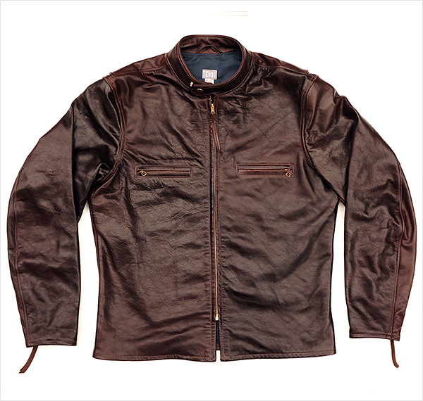 Good Wear Beck Cowhide Racer Jacket