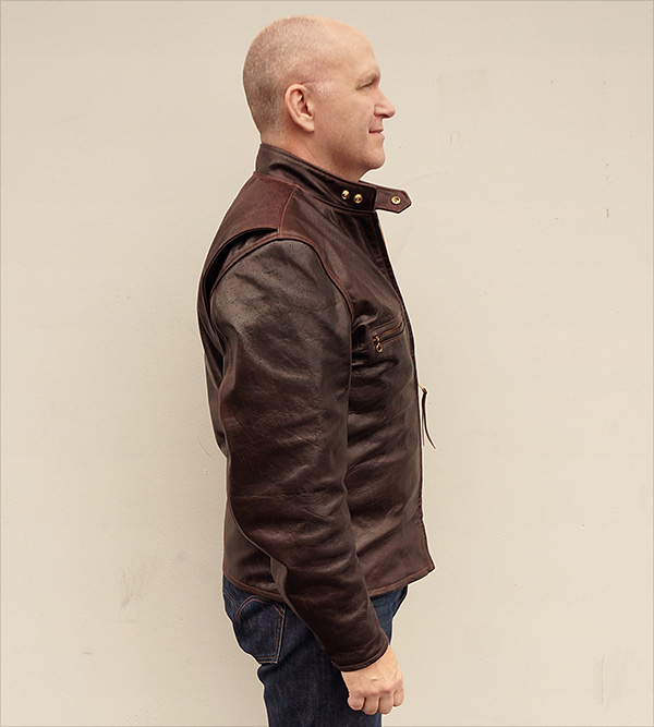 Good Wear Beck Cowhide Racer Jacket