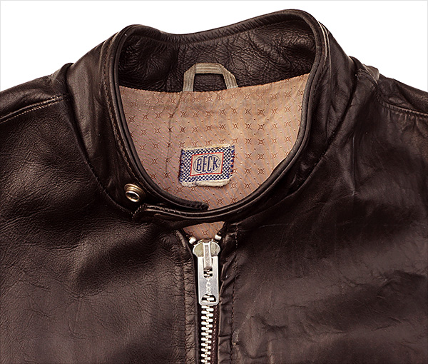 Vintage Beck Horsehide Cafe Racer