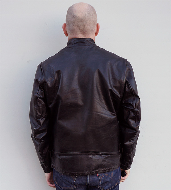 Vintage Beck Horsehide Cafe Racer