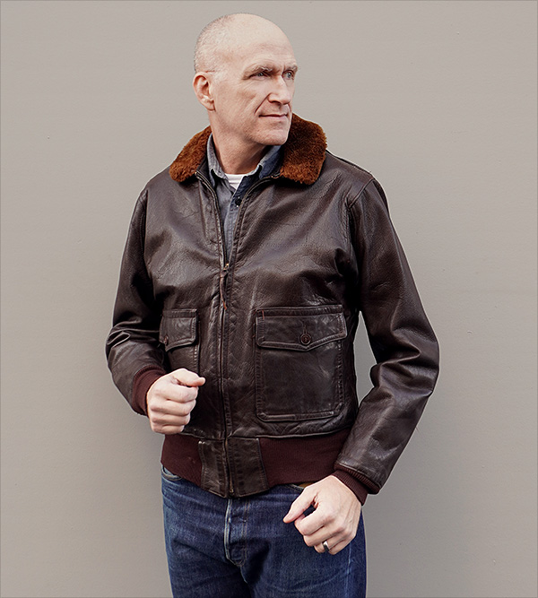 Original Cagleco Sportswear U. S. Navy G-1 MIL-J-7823 Flight Jacket