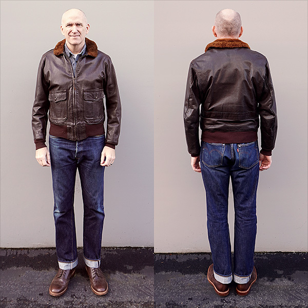 Original Cagleco Sportswear U. S. Navy G-1 MIL-J-7823 Flight Jacket