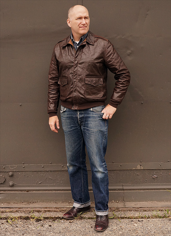 Good Wear Bronco Mfg. Corp. Type A-2 Jacket Horween Horsehide