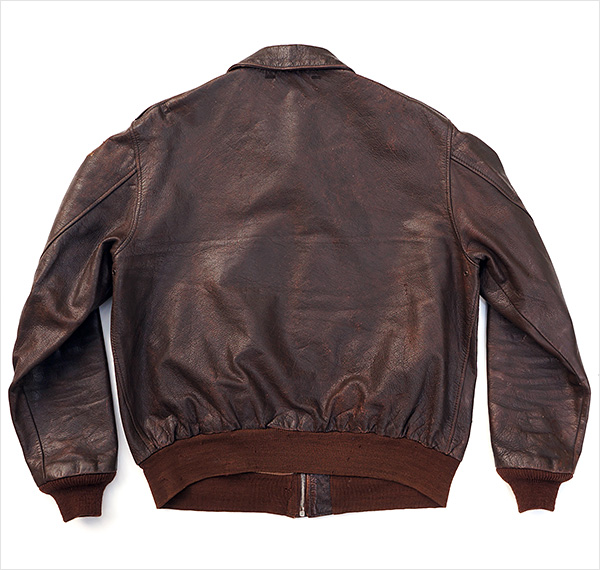 Vintage WWII Bronco Type A-2 Flight Jacket in Goatskin