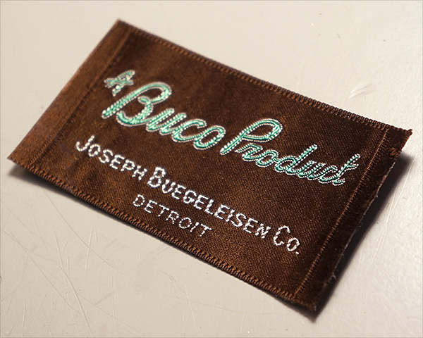 Good Wear Leather Coat Company — Sale Buco Product Jacket Label