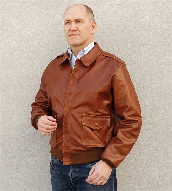 Cable Raincoat 42-10008-P Type A-2 Flight Jacket by Good Wear Leather