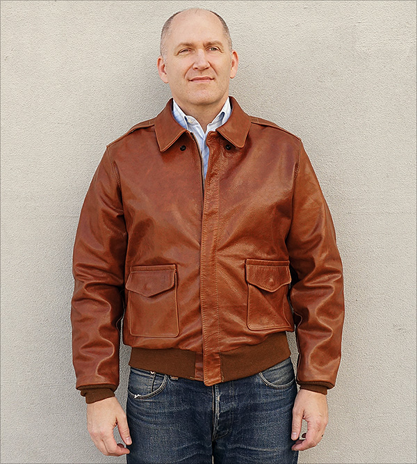 Cable Raincoat 42-10008-P Type A-2 Flight Jacket by Good Wear Leather